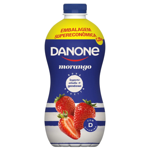 [IOGM] Iogurte Líquido Parcialmente Desnatado Danone Morango - 1,25kg
